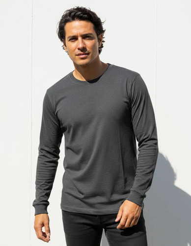 D_660524-MLA114281383463_072026-O.jpg Remera Manga Larga Yazbek Peso Completo Caballero Unisex - Imagen 7