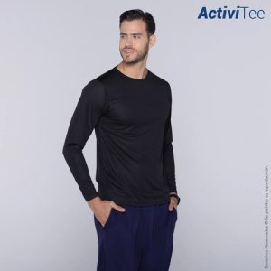 Camiseta Dry Fit Caballero Manga Larga Yazbek