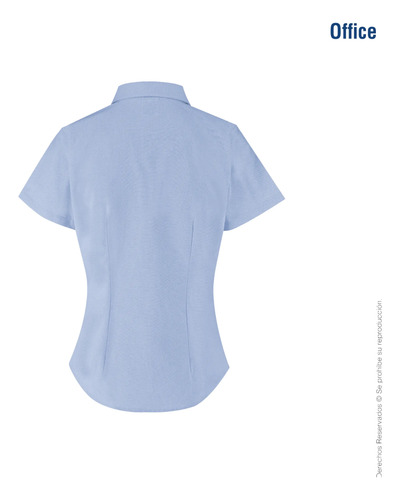 D_819034-MLU114704355339_072026-O.jpg Camisa Oxford Manga Corta Yazbek Dama - Imagen 6