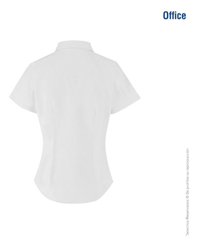D_874274-MLU113443684464_072026-O.jpg Camisa Oxford Manga Corta Yazbek Dama - Imagen 3