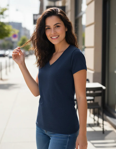 D_917253-MLA114331703311_072026-O.jpg Camisetas Yazbek Escote V Dama - Imagen 4