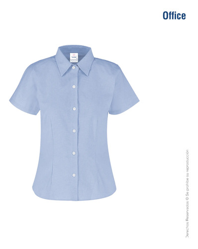 D_930945-MLU113444752484_072026-O.jpg Camisa Oxford Manga Corta Yazbek Dama - Imagen 5
